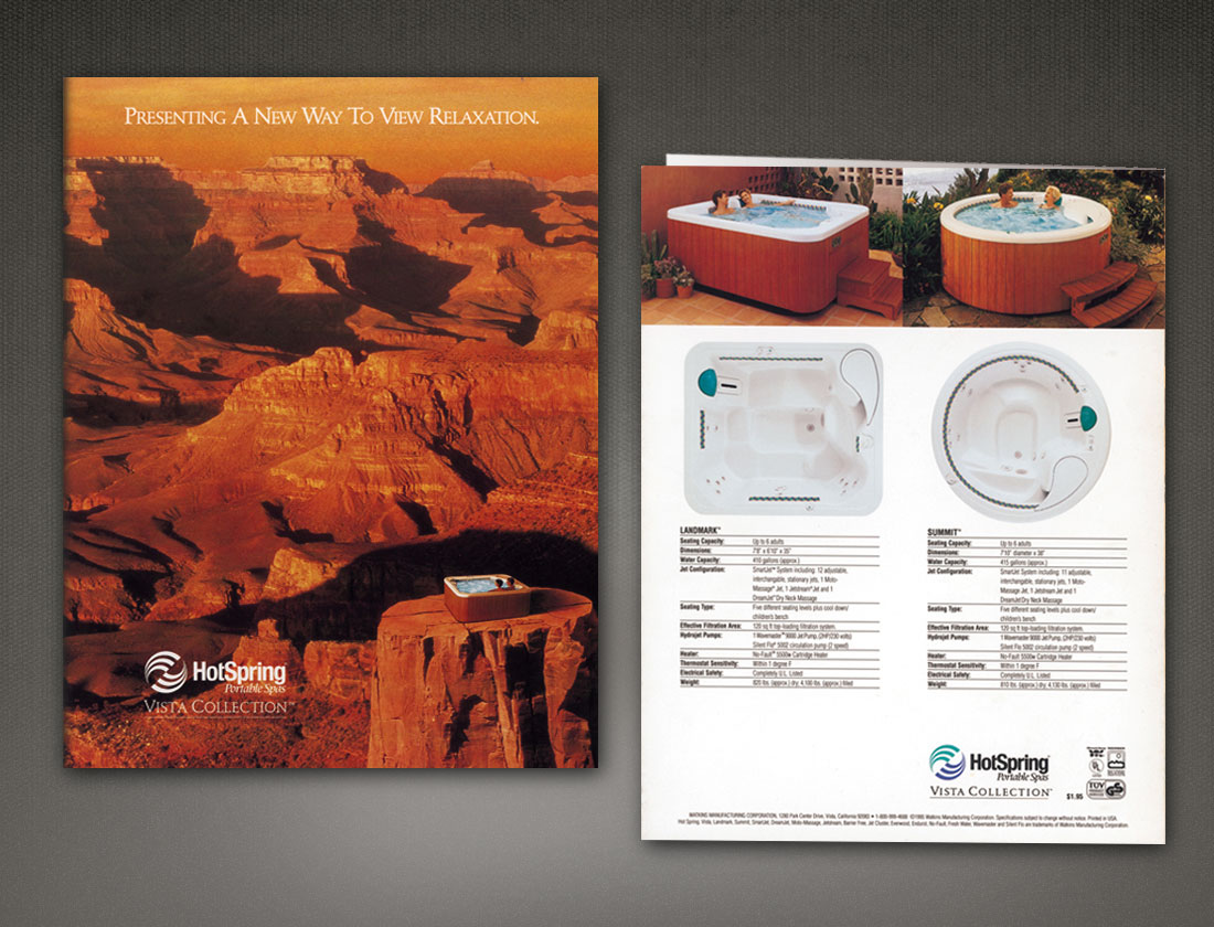 HotSpring Vist Collection brochure cover