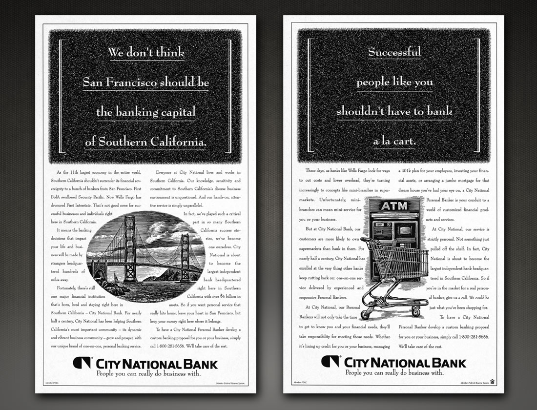 CNB newspaper print ads 1