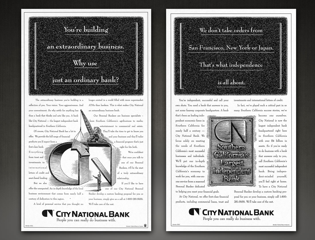 CNB newspaper print ads 3
