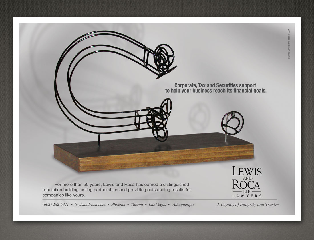 Lewis and Roca Practice Group print ads 5