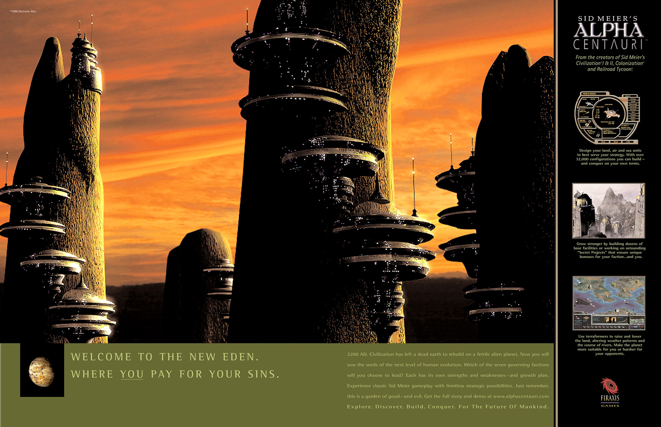Sid Meier's Alpha Centauri Print ad #2