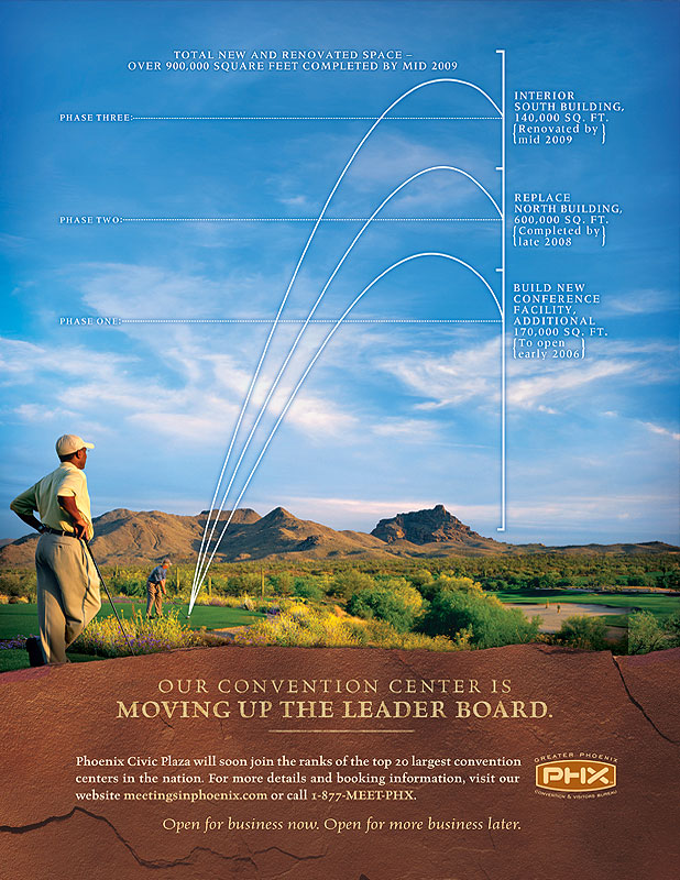 Sample from print campaign created for the Phoenix CVB - 2.