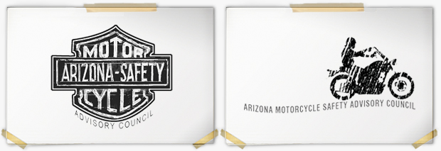 Arizona Motorcycle Safety Advisory Council logo development series 06