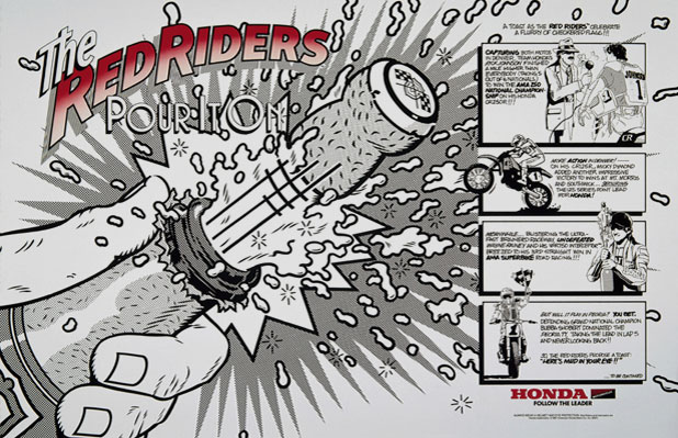 Honda Motorcycles Racing Print Campaign #6