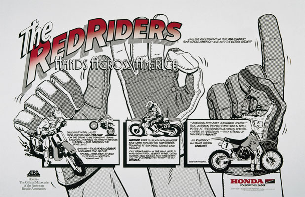 Honda Motorcycles Racing Print Campaign #8