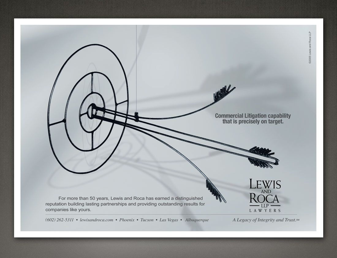 Lewis and Roca Practice Group print ads 1