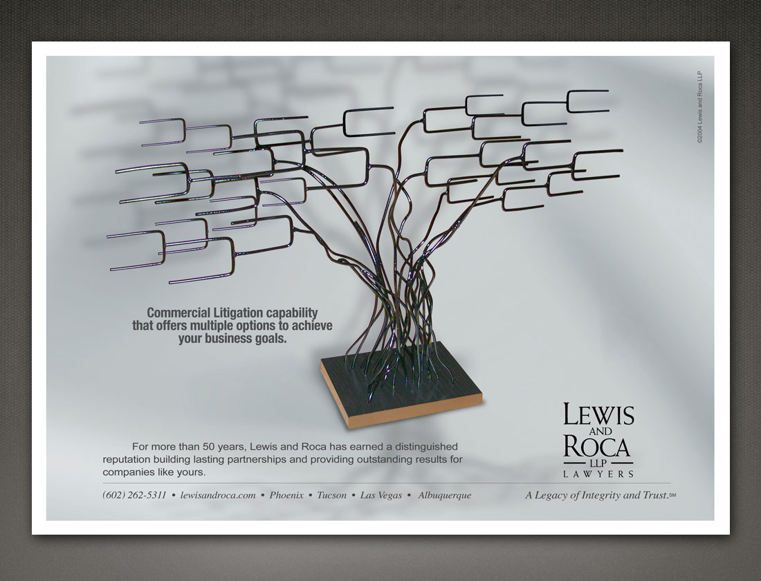 Lewis and Roca Practice Group print ads 2