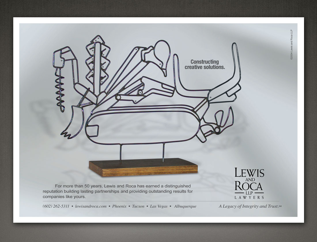 Lewis and Roca Practice Group print ads 3