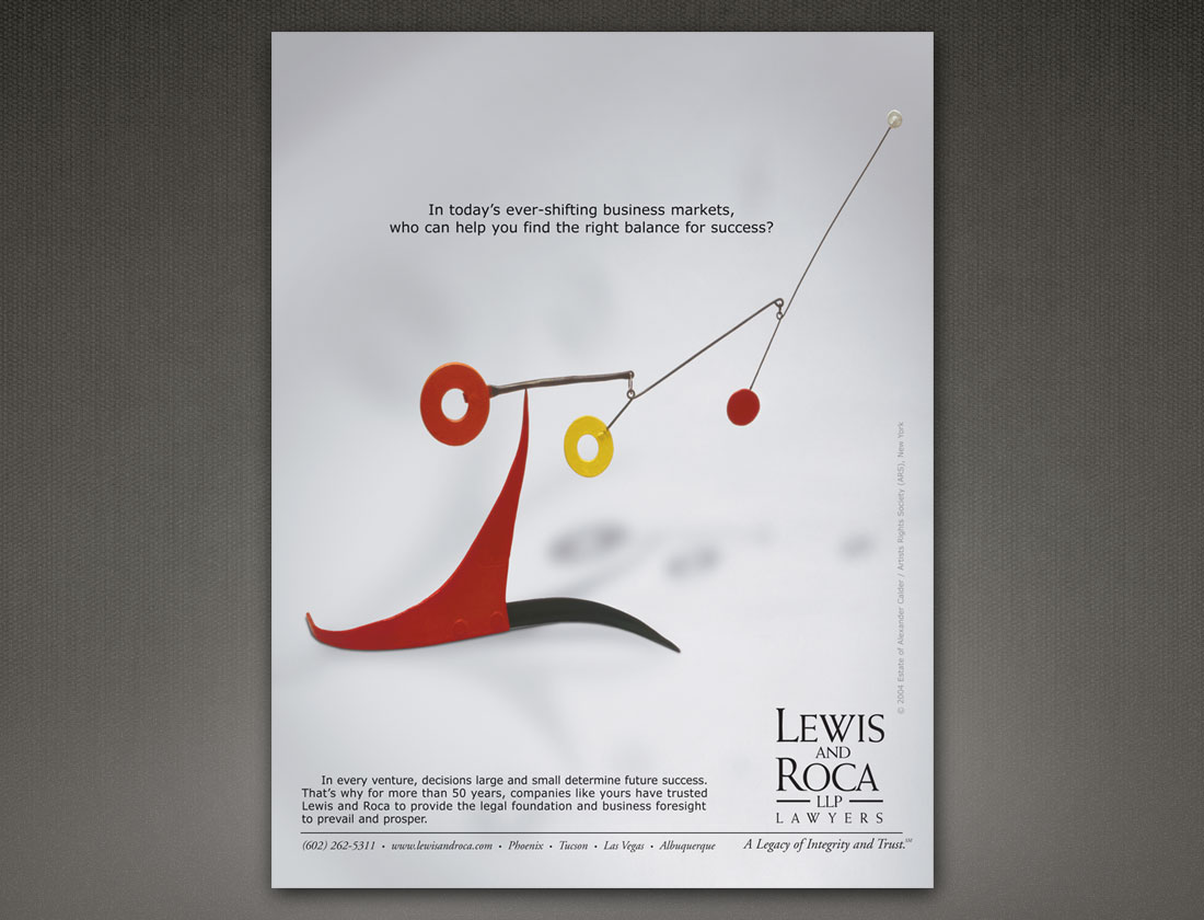Lewis and Roca print ads 2