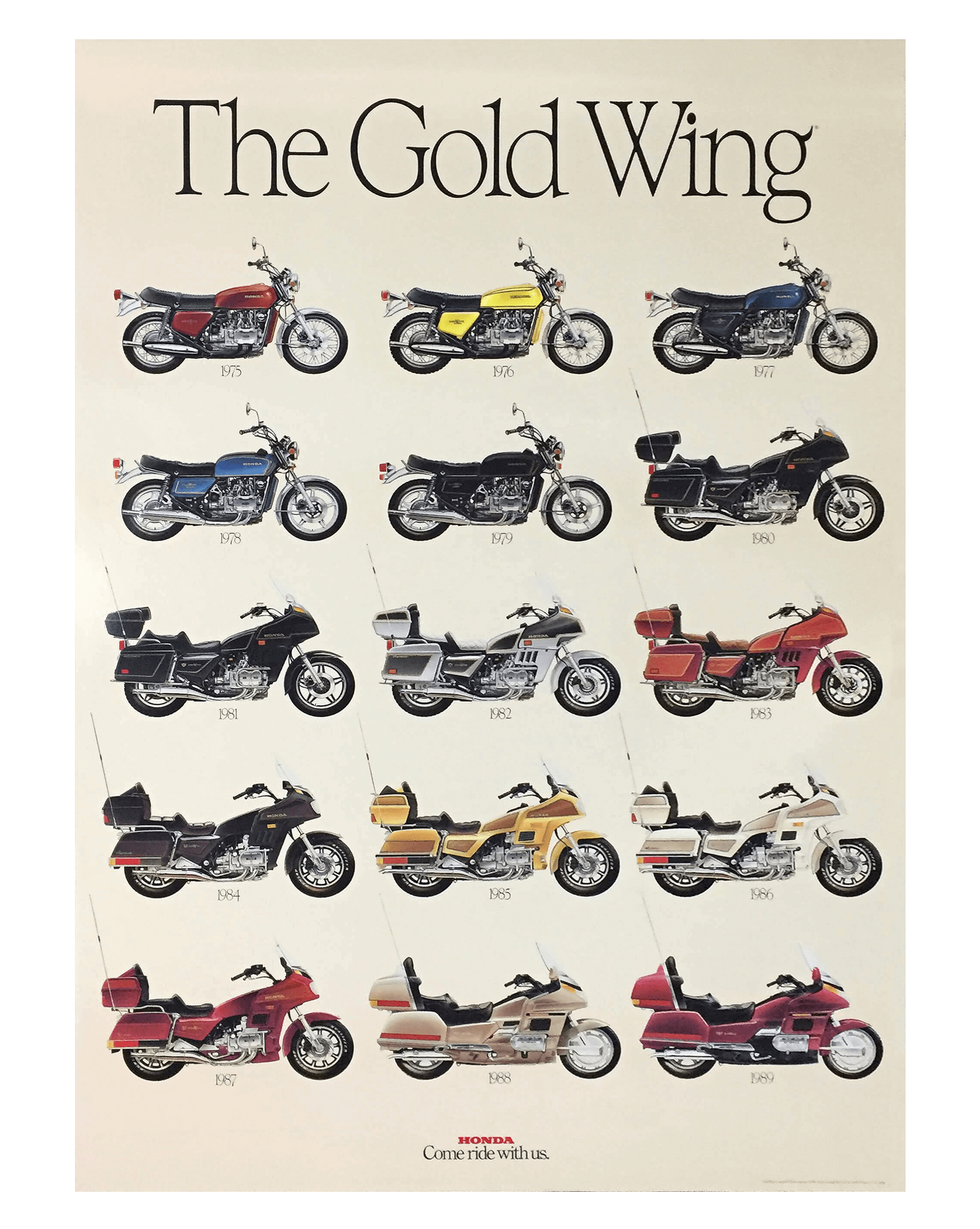 Honda Gold Wing poster
