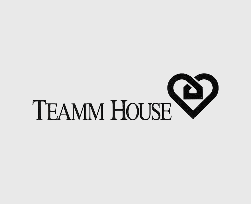 TEAMM HOUSE logo on gray
