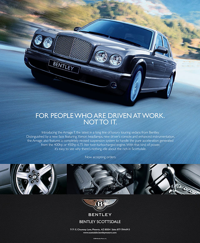 Bentley Scottsdale print ad 1