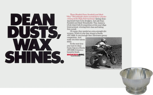 Honda Motorcycles Racing Print Campaign #2