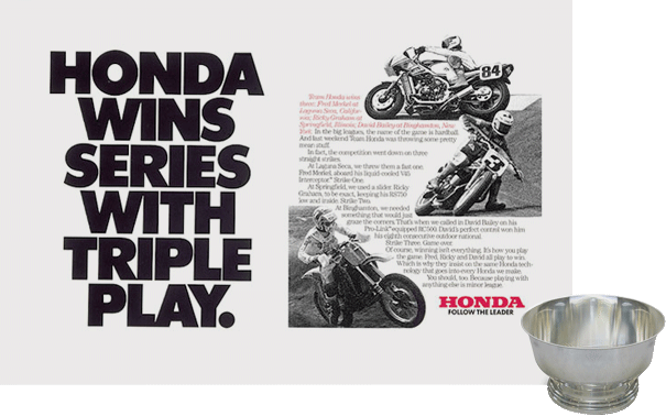 Honda Motorcycles Racing Print Campaign #4
