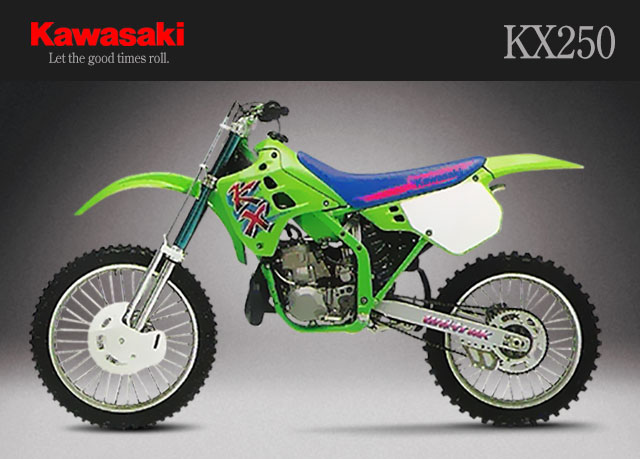 KX250 Kawasaki motorcyle