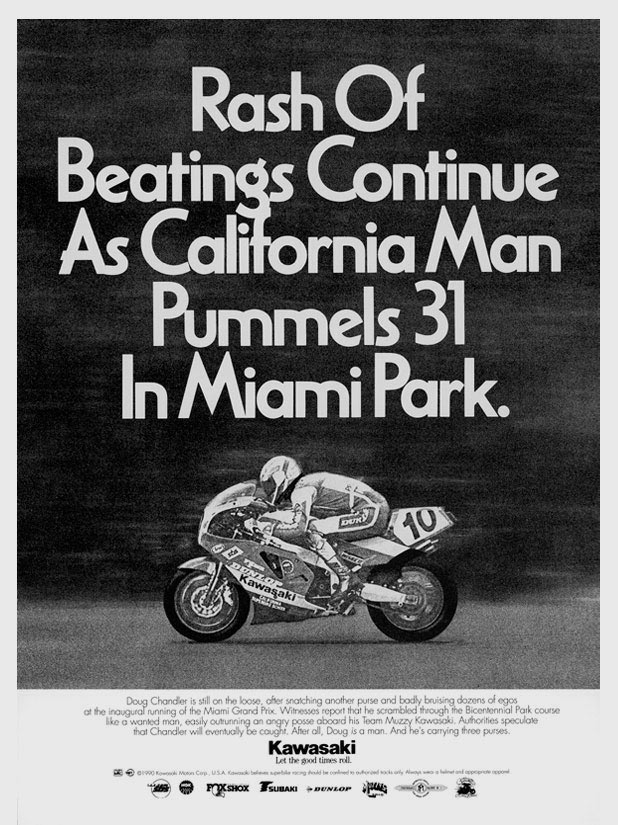 Kawasaki Motorcycles Racing Print Campaign #6