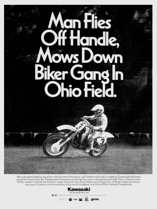 Kawasaki Motorcycles Racing Print Campaign #7