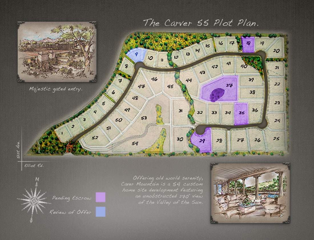 Carver Mountain plot plan images