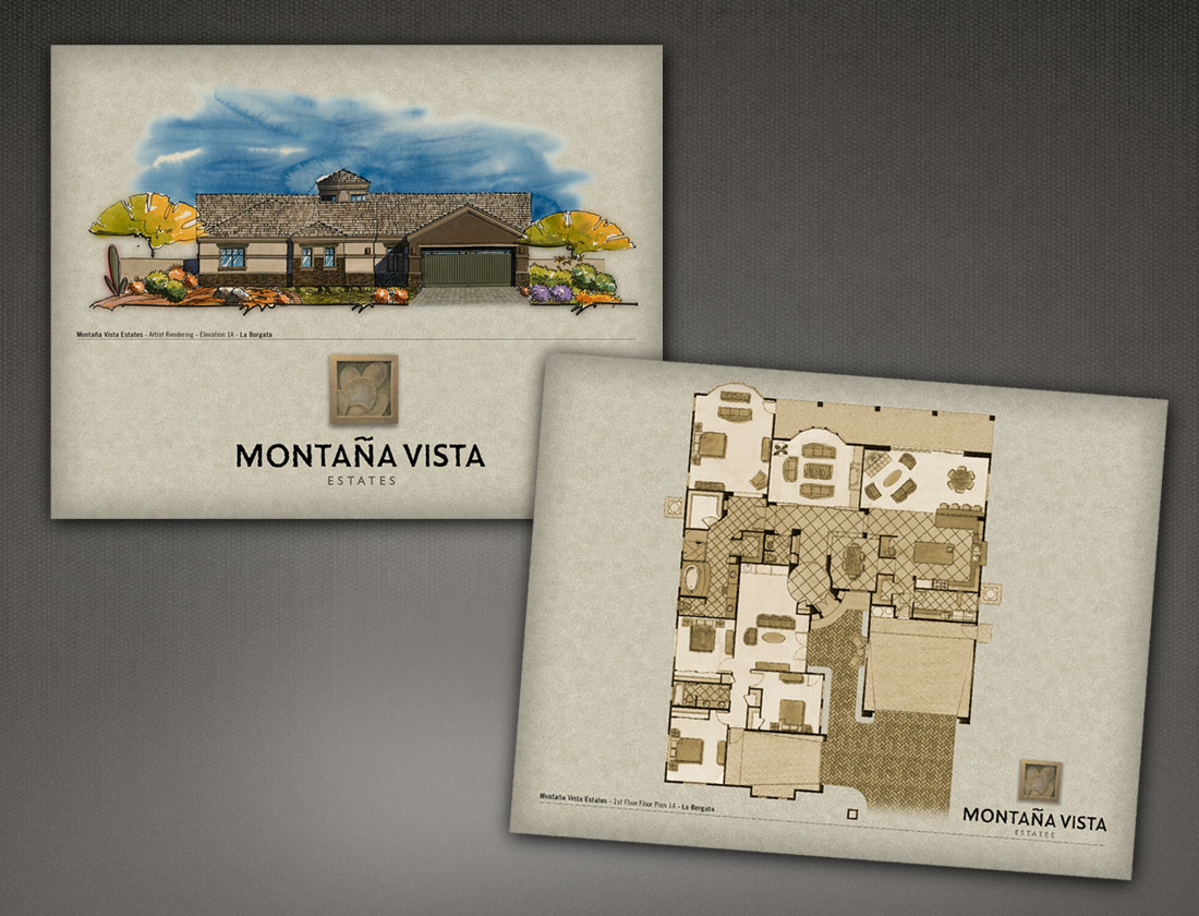 Montaña Vista Estates floor plans and elevation 3