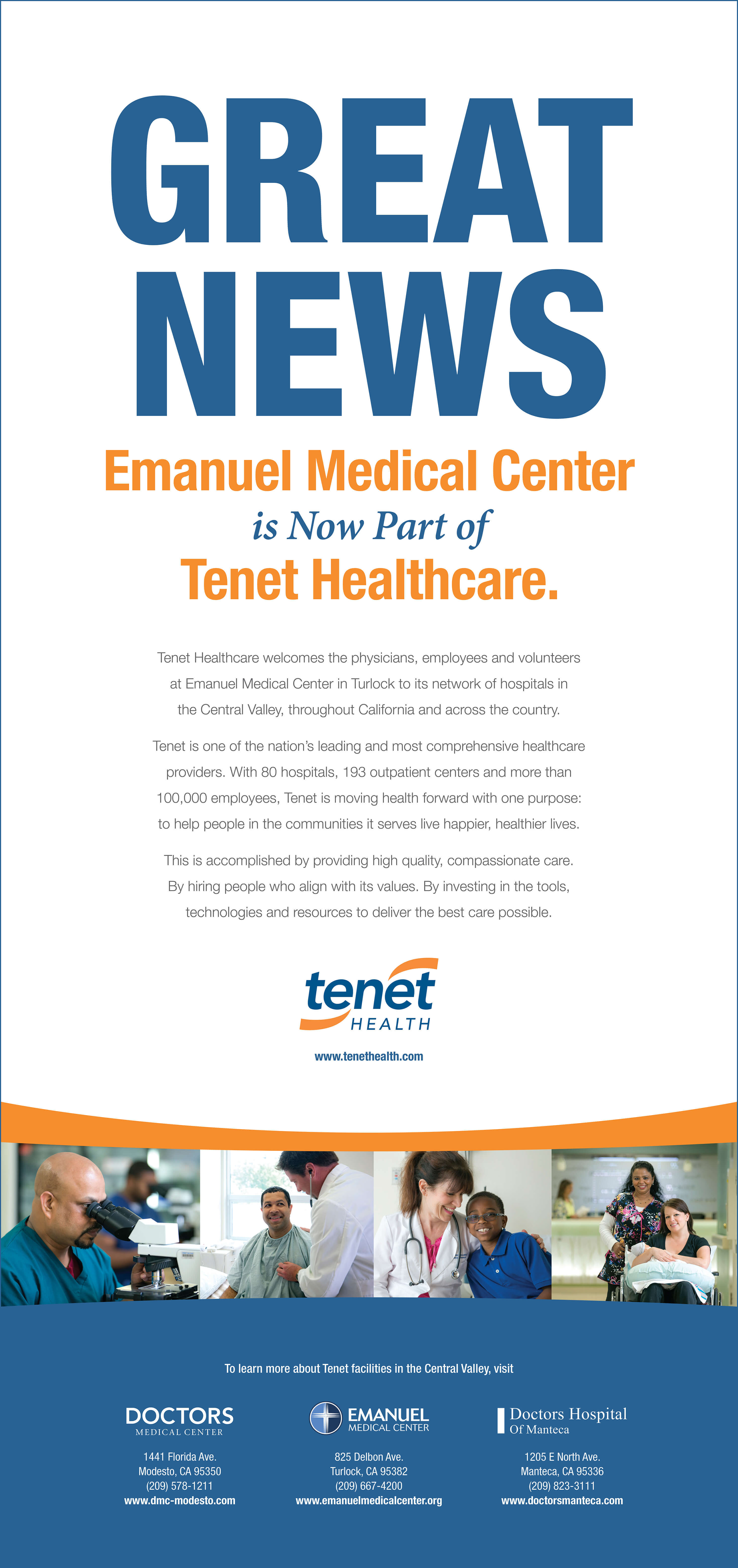 Emanuel Medical Center print ad #1