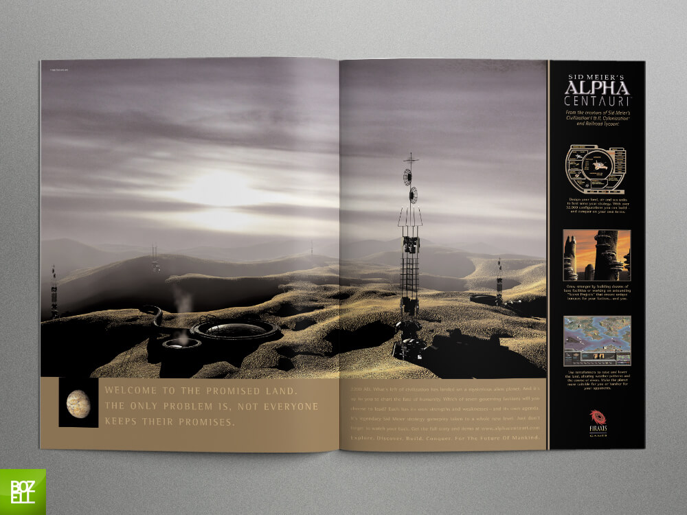 Sid Meier's Alpha Centauri Print ad #1